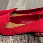 DV by Dolce Vita Fiera Red Suede Ballet Flats Size 7,5 Photo 5