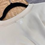 We Wore What Revolve‎  cropped crewneck sweatshirt khaki Photo 8