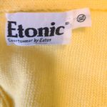 Vintage Etonic 1980 Lake Placid Winter Olympics Yellow Cardigan Size XL Photo 5