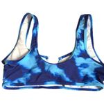 Womens Bikini Top Keyhole Tie Dye Blue S Photo 1