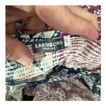 Earthbound Boho Flare Patchwork Mini Sundress Size Large Festival Cottagecore Tan Photo 7