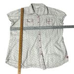 Ariat Star Floral Print Shirt Snaps. Red Stitching Western Yoke Womens Size XXL Photo 8