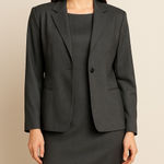 Norton Mcnaughton  Black and White Blazer Photo 0