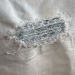 Old Navy  Sz 12 Jeans Mid Rise Boyfriend Skinny Pacific White Stretch Distressed Photo 3