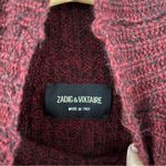 Zadig & Voltaire  Red Merino Wool Blend Lola AZ Chunky Sweater, L Photo 4