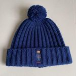 Ralph Lauren NWOT Rare  Polo Bear Navy Blue Knit Wool Hat Beanie Photo 0