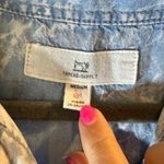 Thread + Supply Tencel Acid Wash Button Down Shirt Size Medium! Blue Photo 2