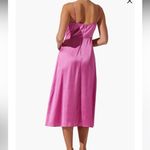 ASTR  Pink Satin Chemise Photo 3