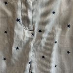 IZOD NWT! Women’s blue and white stripes and stars flat front shorts size 10 Photo 2