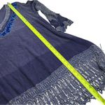 Shoreline  Wear Boho Ombre Floral Embroidered Neckline Rayon Tunic Top Photo 7