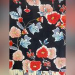 Patrons of Peace Women Boho Floral Babydoll Tunic Dress Rayon Large Photo 3