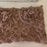 Free People Pink  Tube Top Lace Photo 0