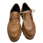 ZARA  Women's Camel Platform Loafers Size 8.5 SKU 1423 Photo 0