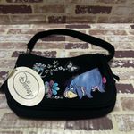 Disney Black Shoulder Bag with Floral and Eeyore Design Photo 7