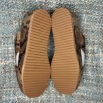 Yellow Box  Jodee Snakeskin Print Platform Slip On Sandals in Taupe Photo 7