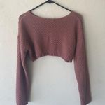 Tic Toc  mauve pink long sleeve sweater. Photo 5