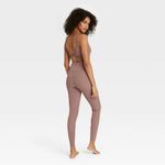 All In Motion Ribbed Full Length Yoga Bodysuit Photo 1