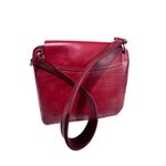 Dooney & Bourke Made in Italy Red Leather Messenger Crossbody Bag Vintage Photo 14