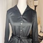 UNTICKIT Angelina Black Long Sleeve Button‎ Down Dress Size 2 Photo 2