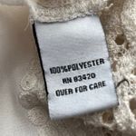 August Silk Options Lace Trim Embroidered Top - Size S Photo 6