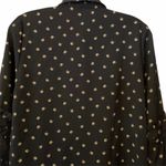 Waverly Grey Kyle Burton Front Fox Blouse XS Black Photo 7