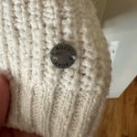 Roxy  Cable Knit Crewneck Sweater Cotton Blend White Size XL Photo 1