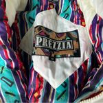 Vintage 90’s Puffer Ski Suit Jacket Prezzia Coat Funky Art to Wear Size Medium White Photo 3