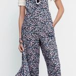 ZARA Floral Cotton jumpsuit romper Overalls/Dungarees Sz L BLOGGERS FAVORITE new Photo 1