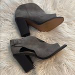 Vince Camuto  Gray Women's Heeled Ankle Boots size 10 excellent condition Photo 0