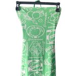 DAMSON‎ MADDER Italian Jacquard Sleeveless Midi Dress Green Sz 8 Photo 3