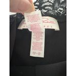 Oscar de la Renta Camisole Nightgown XL Black Embroidery Lace Dress Y2K Babydoll Photo 9