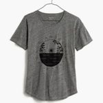 Madewell  Gray Whisper Cotton Los Angeles Crewneck Tee Photo 1