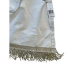 BLANKNYC White Denim Jeweled Fringe Skirt Size 29 NEW with tags Photo 4