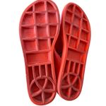 Melissa Jelly Sandals Womens Size 10 Orange Buckle Strap Open Toe Comfort Photo 4