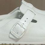 Birkenstock Boston Essentials Clog, white, lightweight, water friendly; size 38 Photo 0