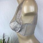 Victoria's Secret Victoria’s Secret Gray Lace Dream Angel Lined Demi Bra Top 32B Photo 4