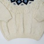 Vintage 70s Huntington Ridge Hand Knit Fringe Sweater Size M Photo 5