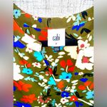 CAbi Medium  Wild Flowers Print Chiffon Sleeveless Shirt, Blouse, Top, Tunic Photo 5