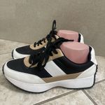 Dolce Vita Breela Platform Sneakers Shoes Black Tan & White Women's Size 9.5 Photo 2