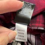 Torrid  Lizzie Burgundy Plaid Button Up Shirt‎ Photo 7