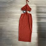 White Fox Boutique  Terracotta Midi Dress size s. NWT  break my stride midi rust Photo 1