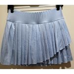 SheIn Pleated Mini Skirt ~ Size Medium ~ Light Blue Photo 1