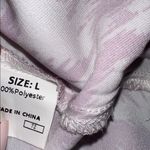 None Elegant Pink Patterned Maxi Dress with tassels size  large Photo 4