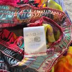 Jaded London JADED Vibrant Colorful Long Double Belle Sleeve Crop Top Women’s Blouse Sz S EUC Photo 6