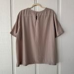 Laura Scott Woman Blouse Top Short Sleeve Keyhole Back Casual Plus Size … Photo 4