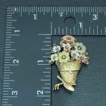 LIA Signed Pot of Flowers with Garden Tools Gold Photo 8