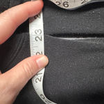 Victoria's Secret  Crew Neck Sweatshirt Womens Large Black VS Logo Embossed LS Photo 5