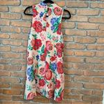 Everly Dress Womens Medium Pink Floral Print Sleeveless Mini High Neck Casual Photo 1