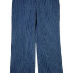 J.Crew  Slim Wide Leg Cropped Sailor Nautical Stripe Denim Jean 26 Blue White Photo 0