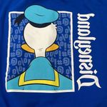 Disney Parks Disneyland Donald Duck Blue Crewneck Sweatshirt Size S Photo 5